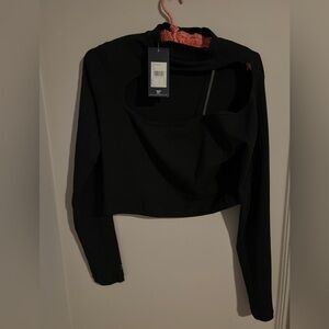 Reebok Yoga Rib Long Sleeve Top NWT L